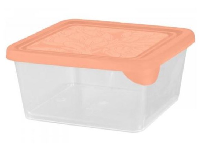 Контейнер для продуктов HELSINKI Artichoke 0,45 л квадратный персиковая карамель